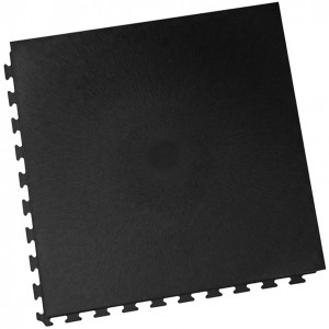 PVC kliktegel waterdicht 7 mm zwart